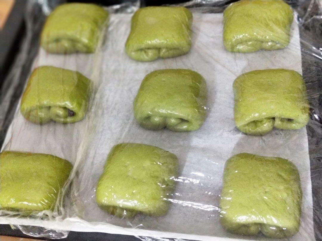 抹茶红豆牛奶卷（超好揉出手套膜的方子）