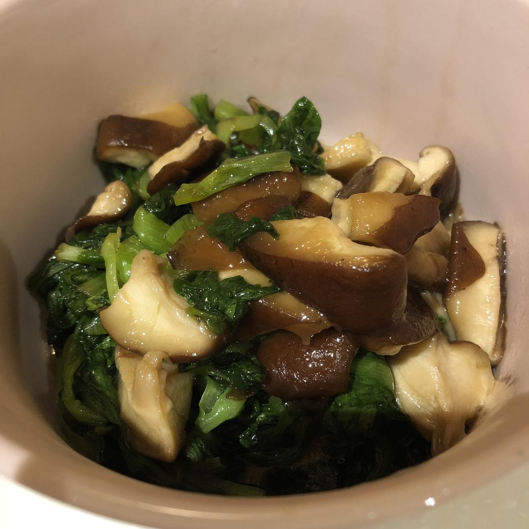 超简单 香菇青菜
