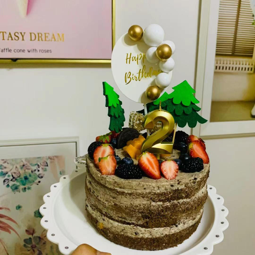 6寸加高可可奥利奥咸奶油蛋糕