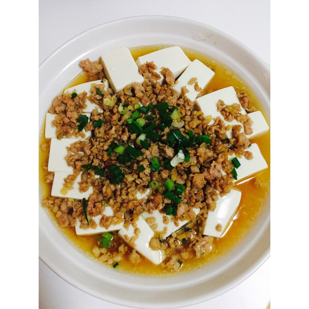 肉末蒸豆腐