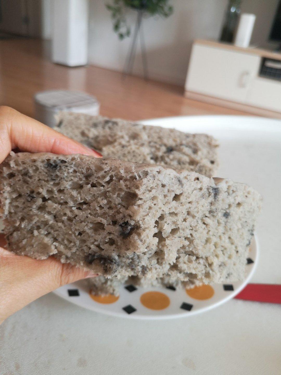 奶香黑芝麻发糕