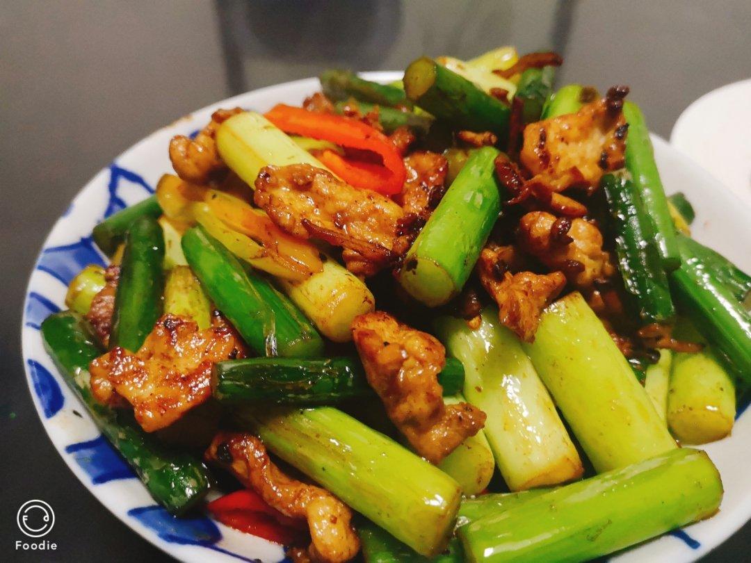 蒜苗炒肉