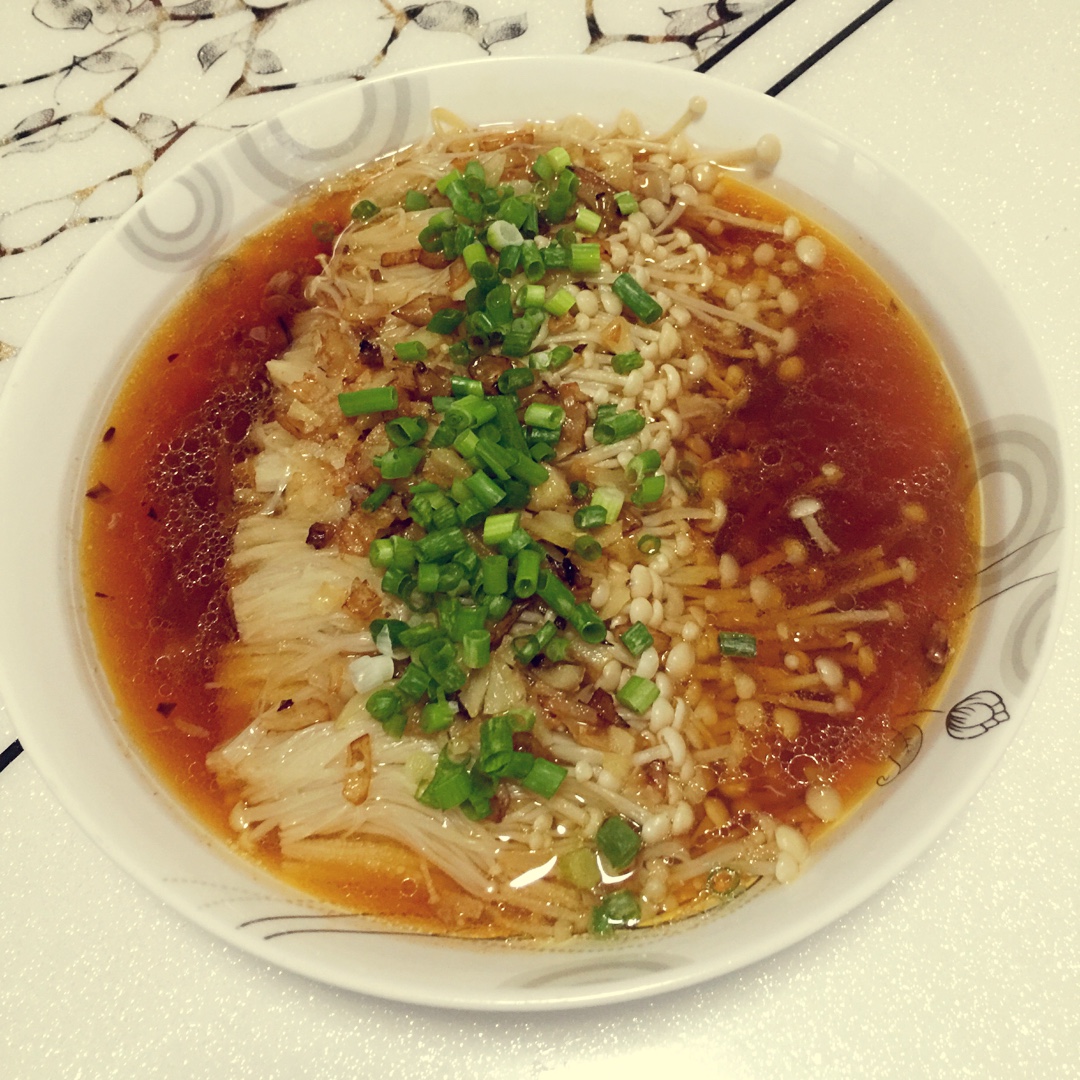 蒜蓉蒸金针菇