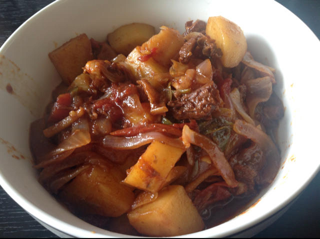 土豆炖牛肉