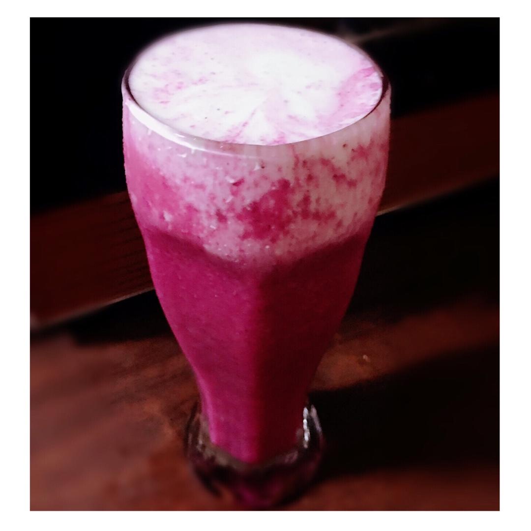 michelle_2qpo做的火龙果奶盖