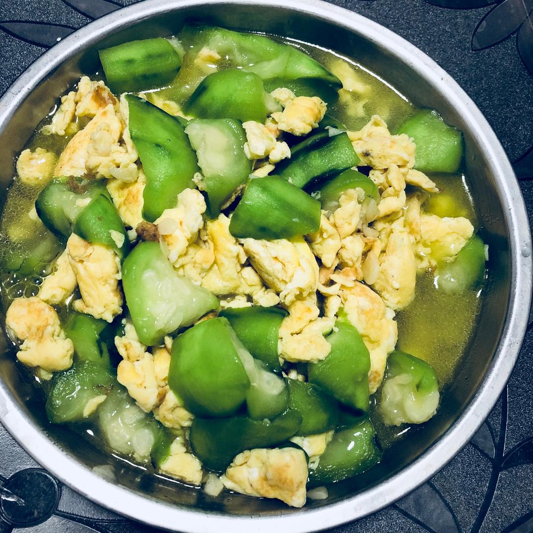 丝瓜炒蛋