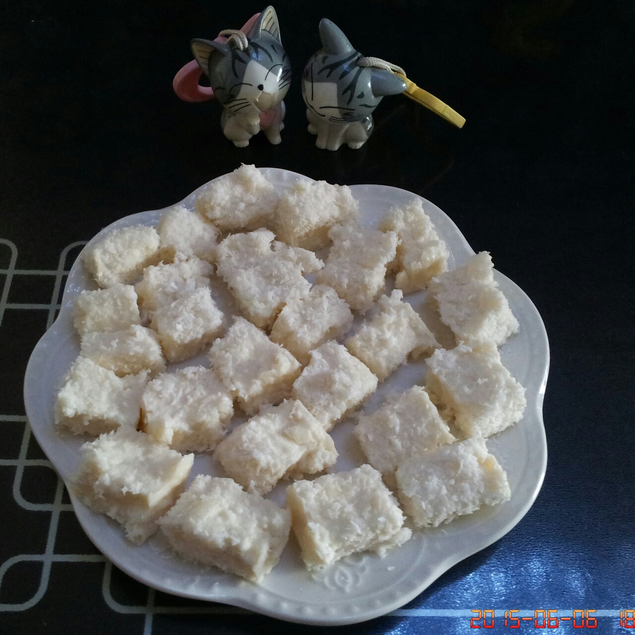 椰蓉牛奶小方