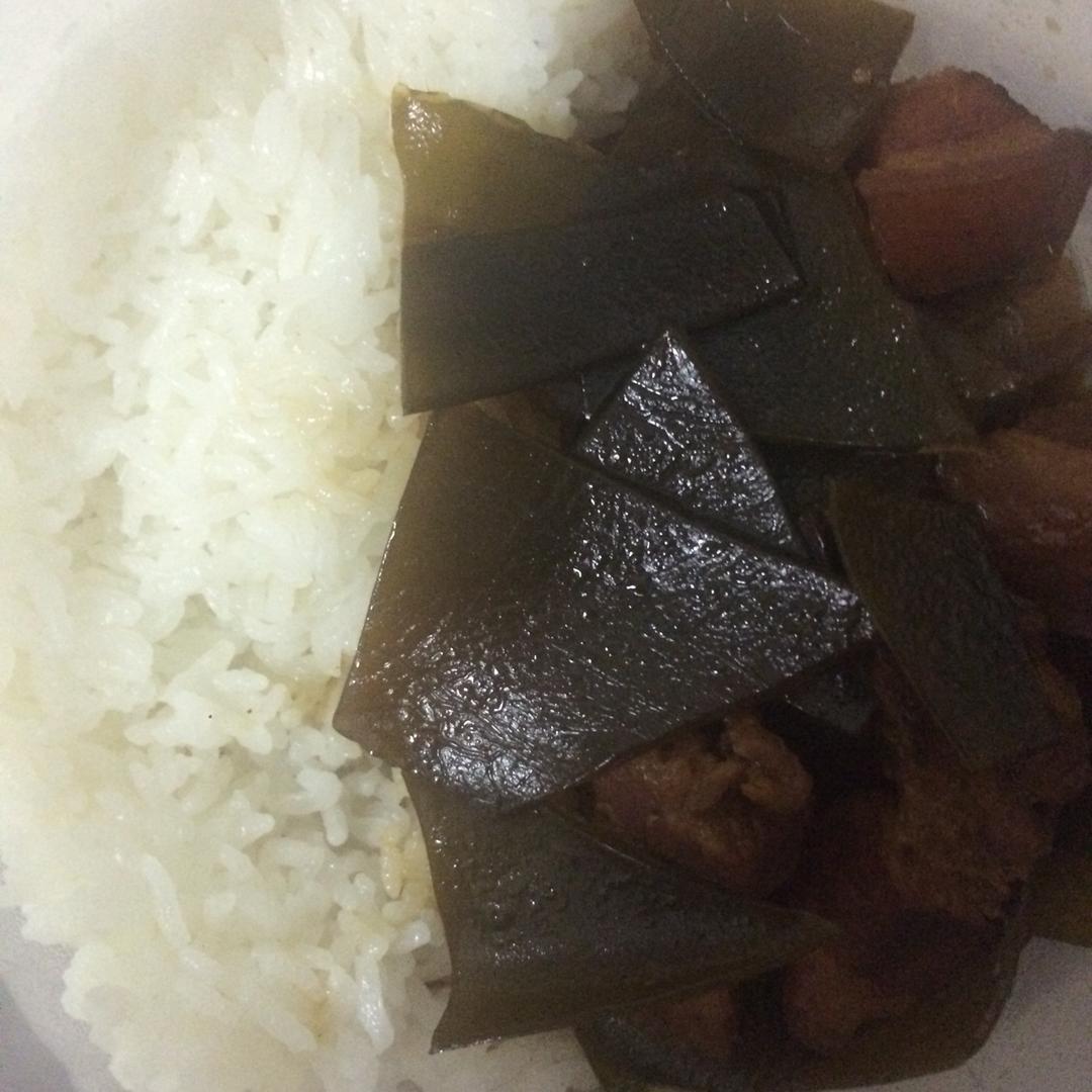 红烧肉炖海带