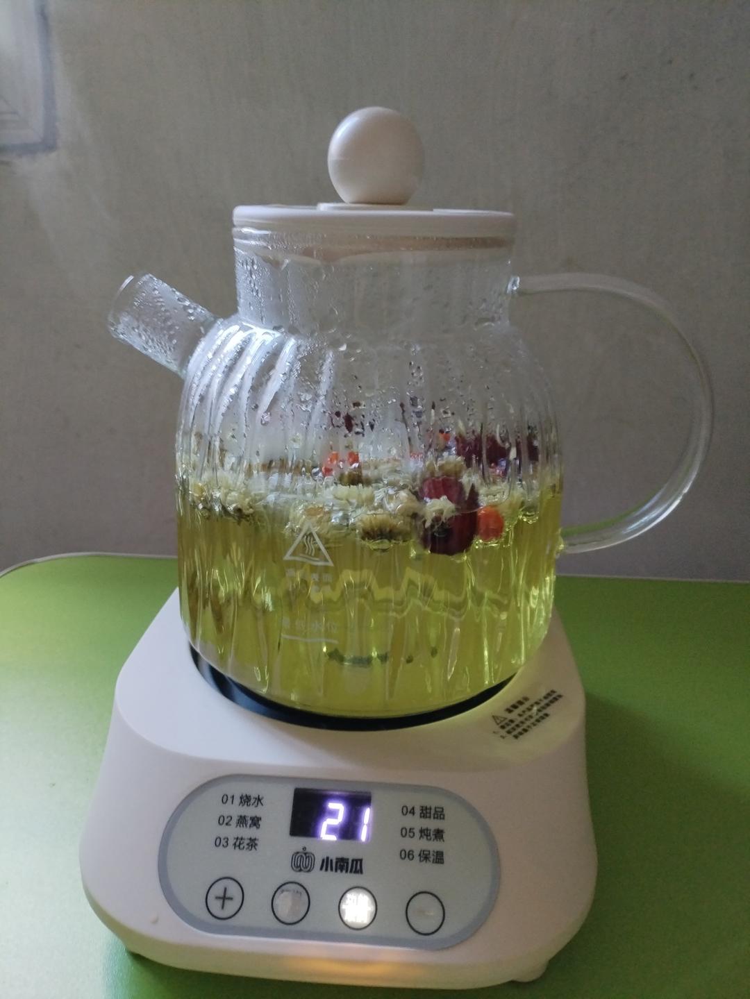 红枣枸杞野菊花茶