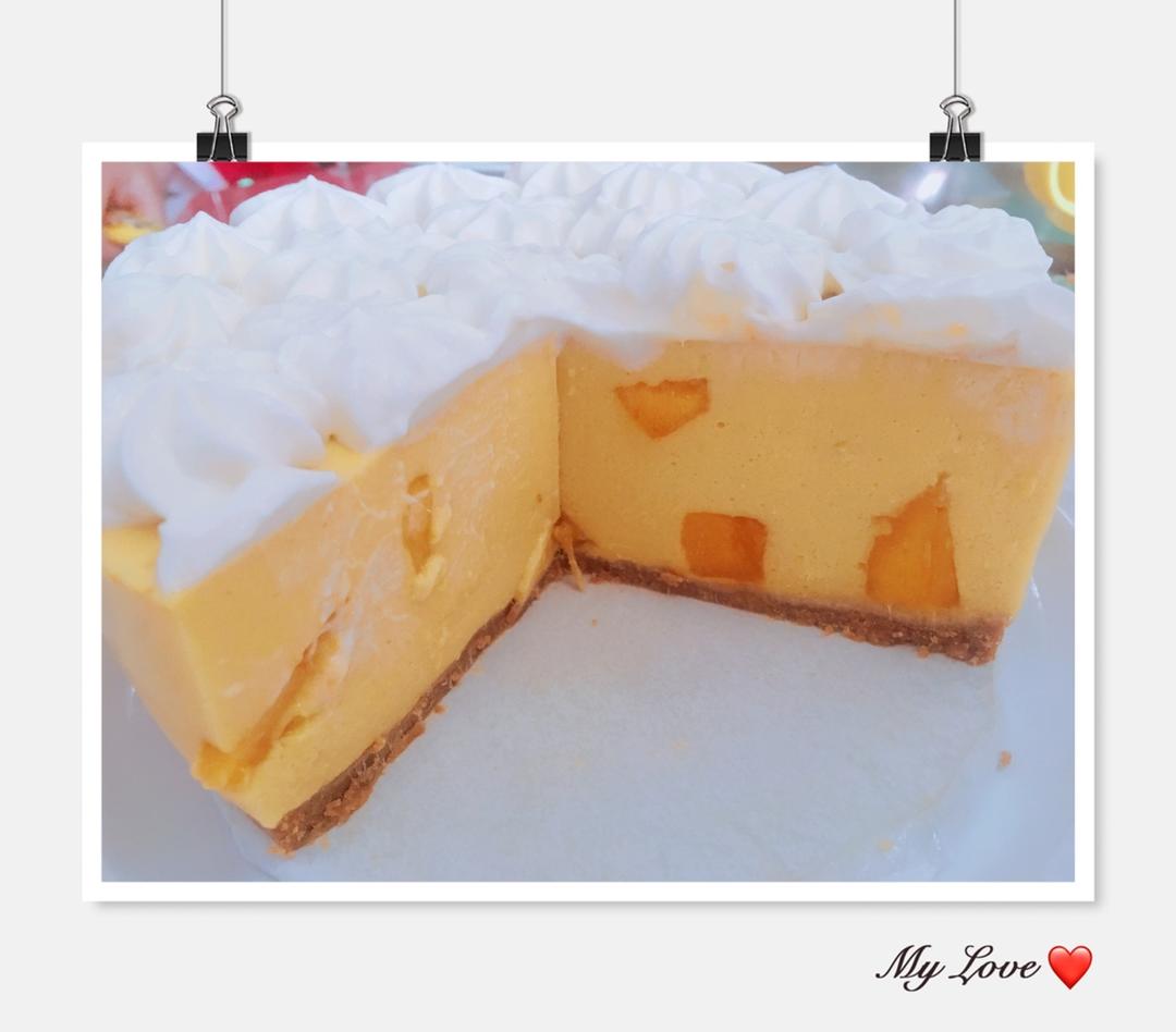 芒果芝士蛋糕（8寸）