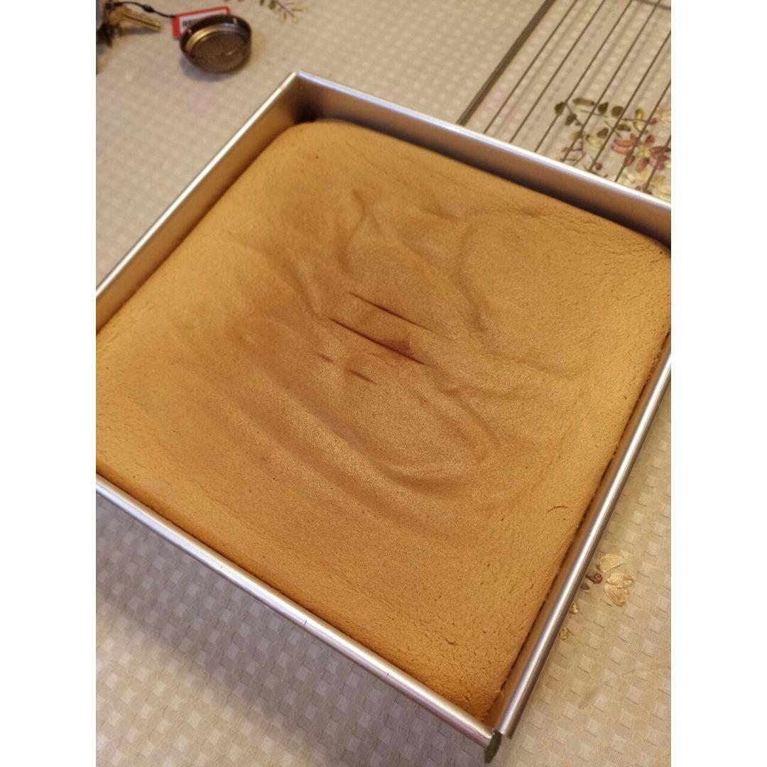 戚风蛋糕8寸方模