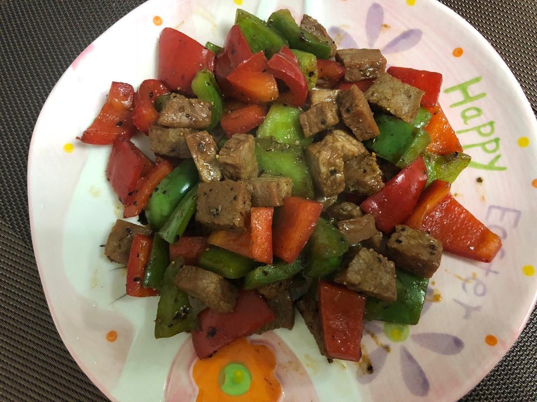 【减脂餐】黑胡椒牛肉粒