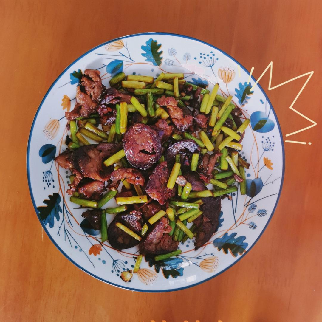 蒜薹炒腊肠