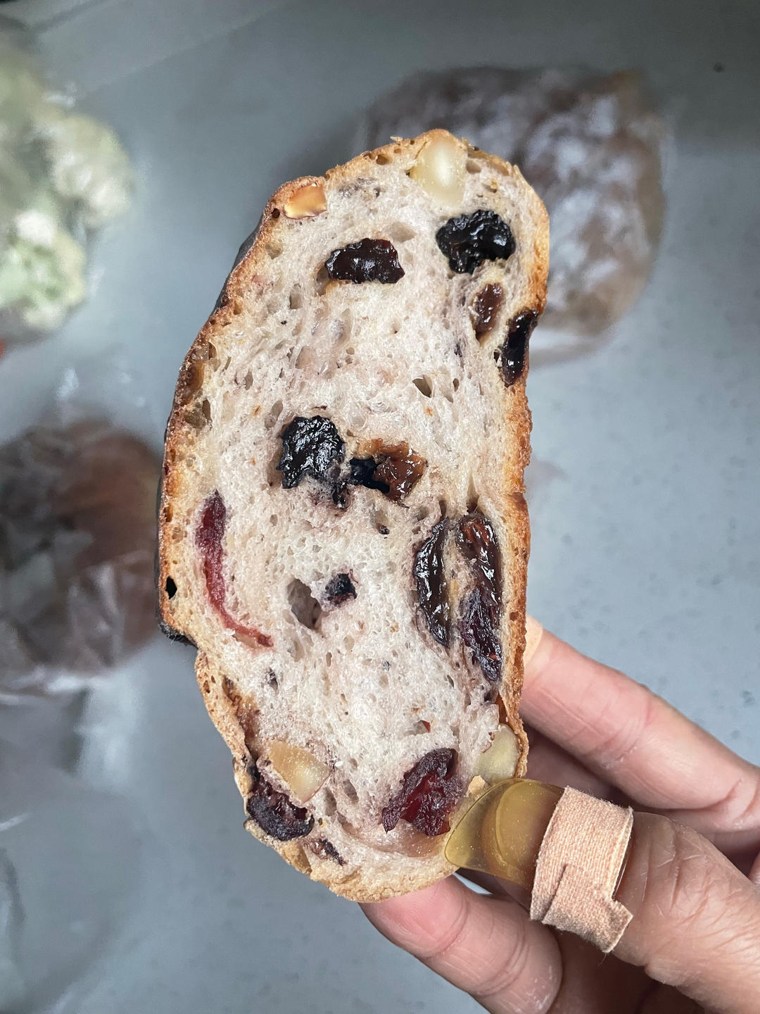 十种坚果&果干的软欧包