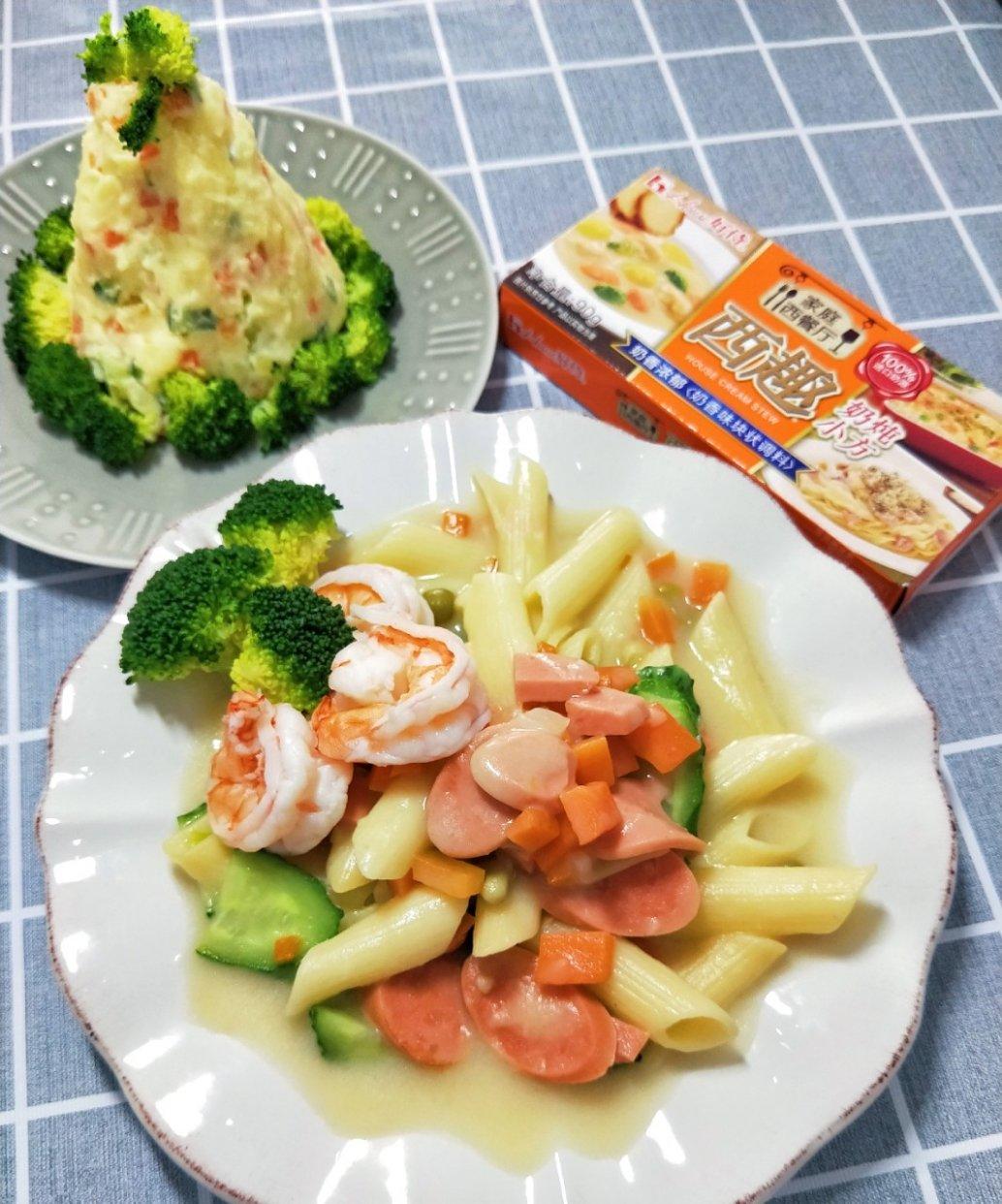 试做就可成功的好侍奶油通心粉