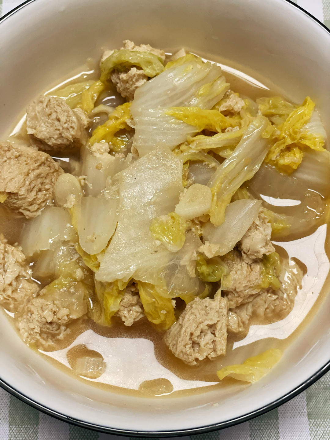 白菜炖冻豆腐