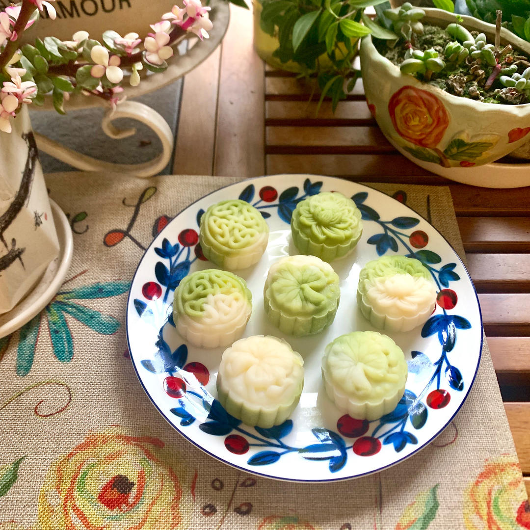 冰皮月饼(奶黄馅)