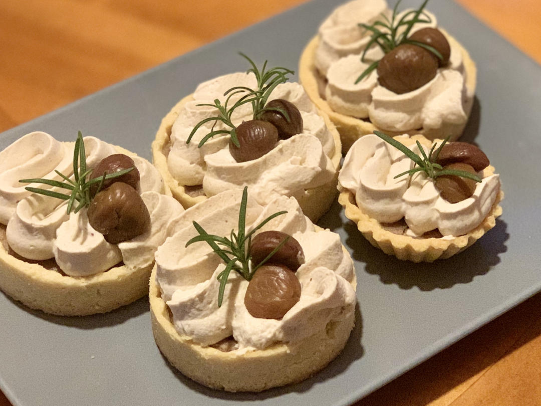 晴天里的麦子做的轻松get栗子的新做法——栗子塔轻