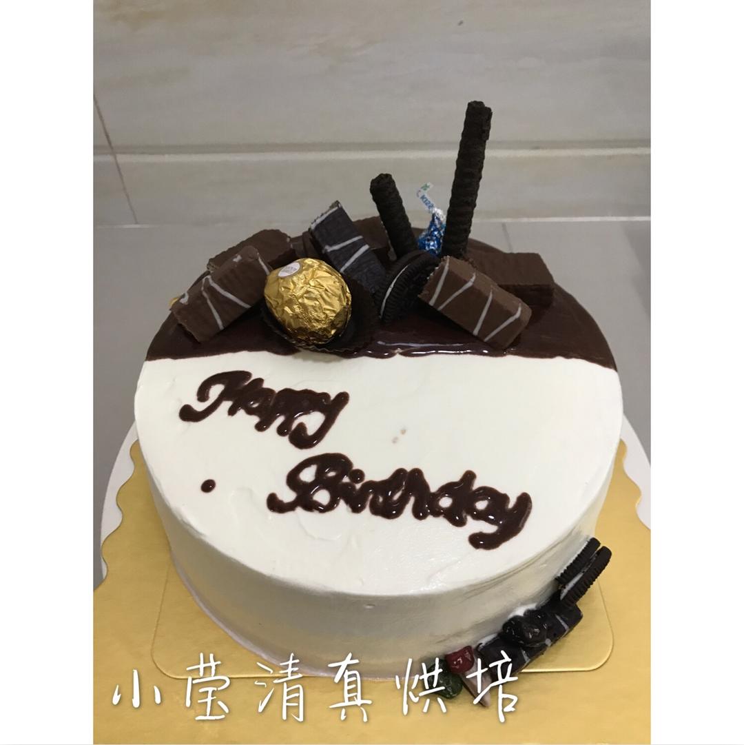 蛋糕淋面：巧克力甘纳许淋面（超美腻超快手）