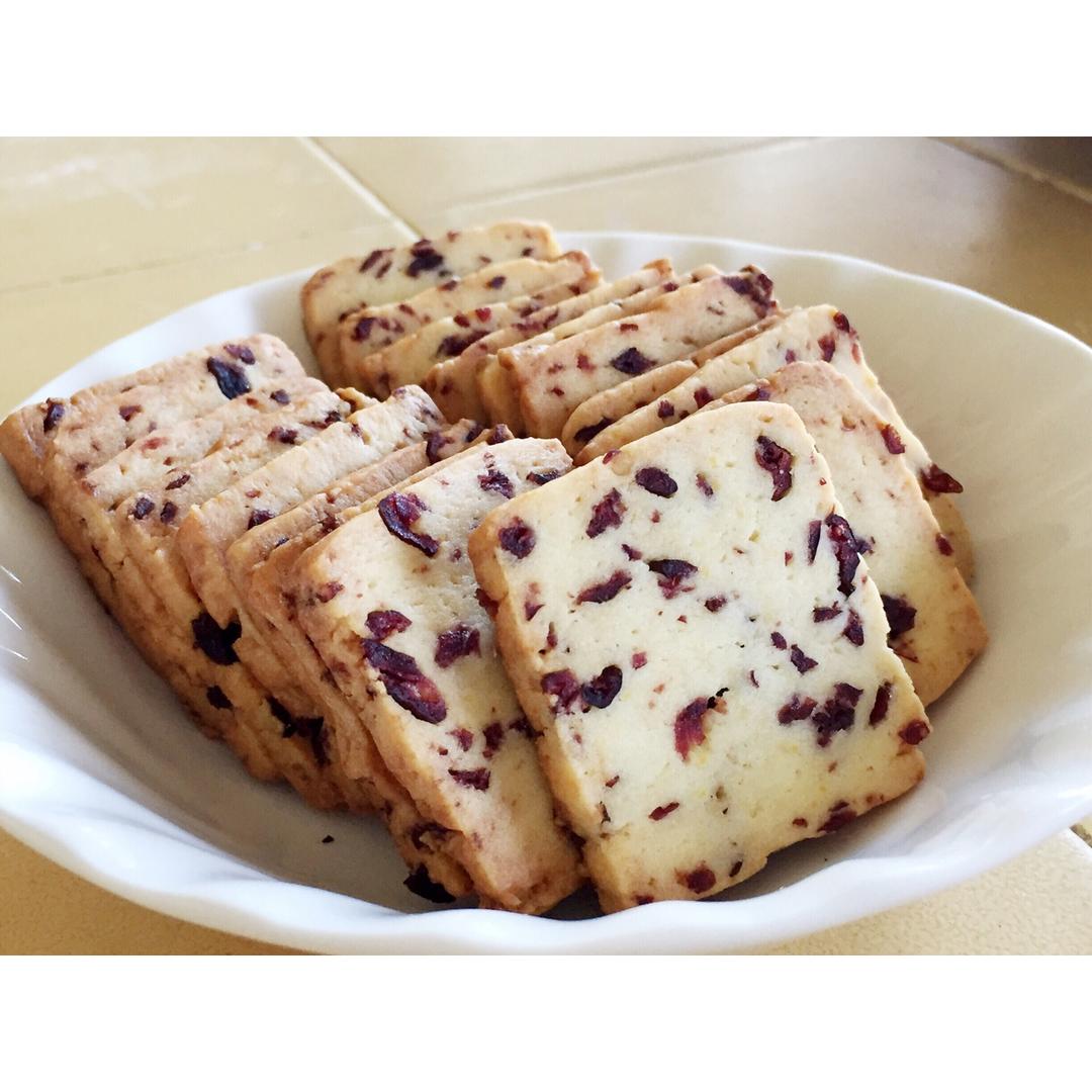 低糖少油版蔓越莓饼干