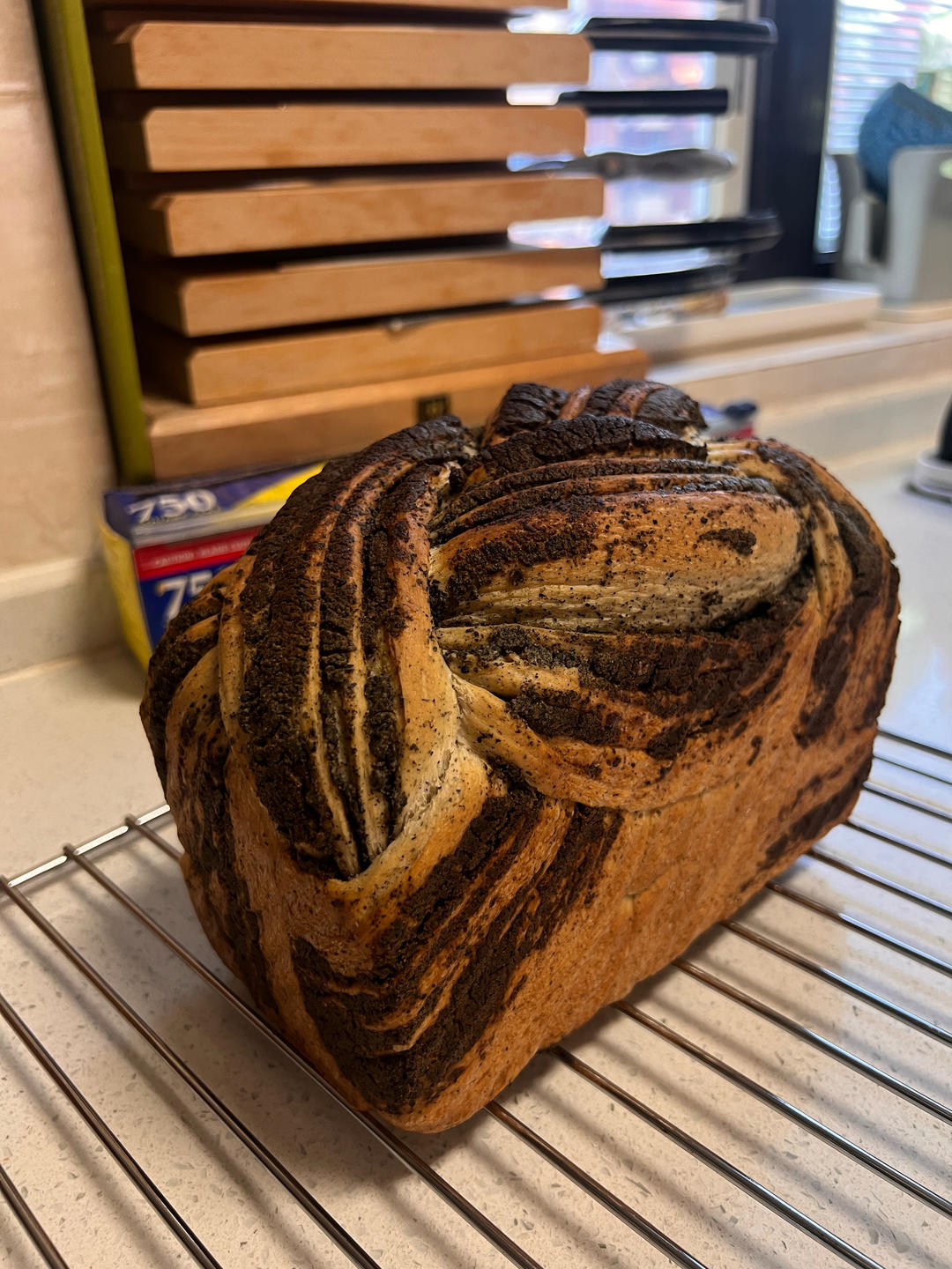 现在面包还能养生了？黑芝麻奶酥吐司