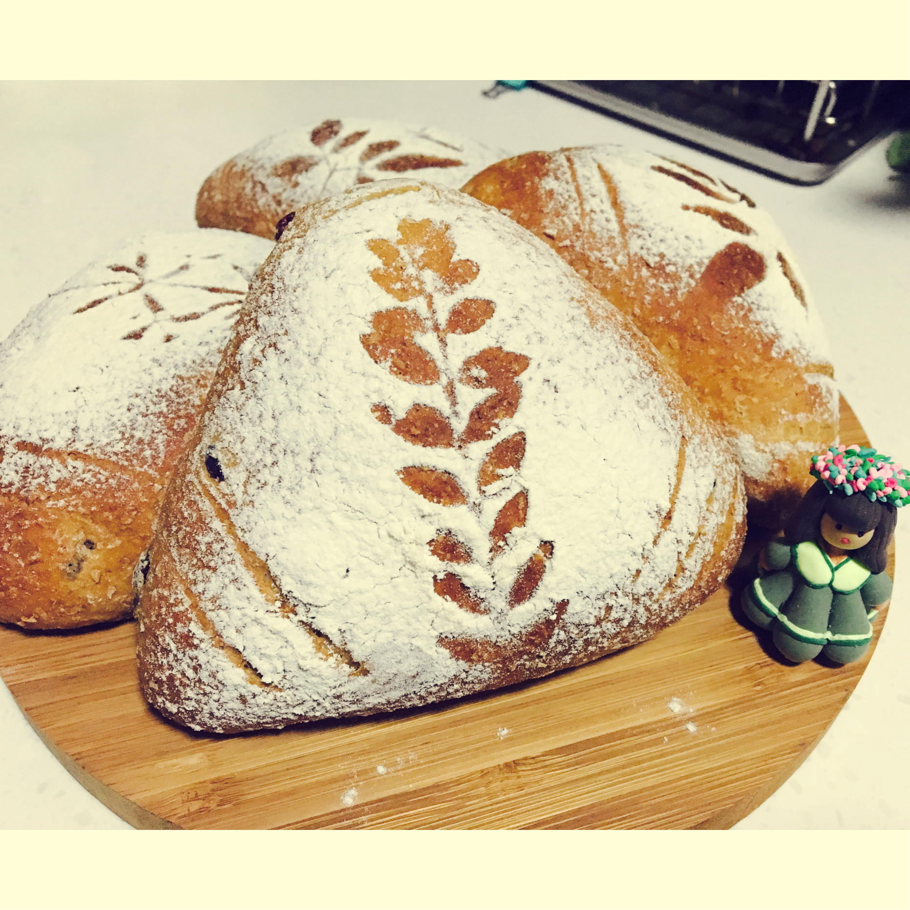 蔓越莓全麦黑糖面包