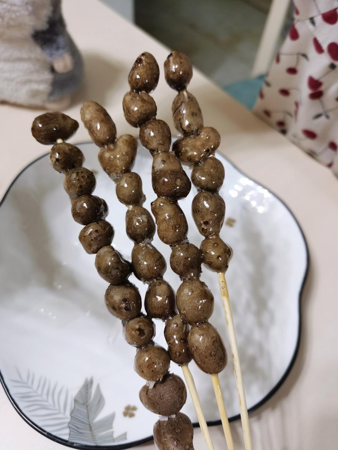 冰糖山药豆 mini冰糖葫芦