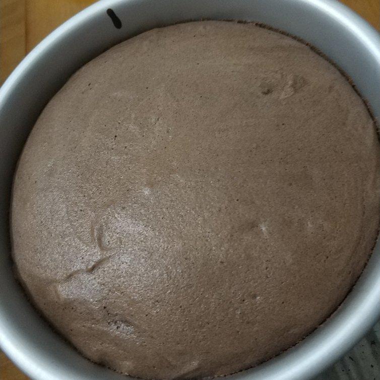 可可戚风蛋糕～8寸～百分百成功