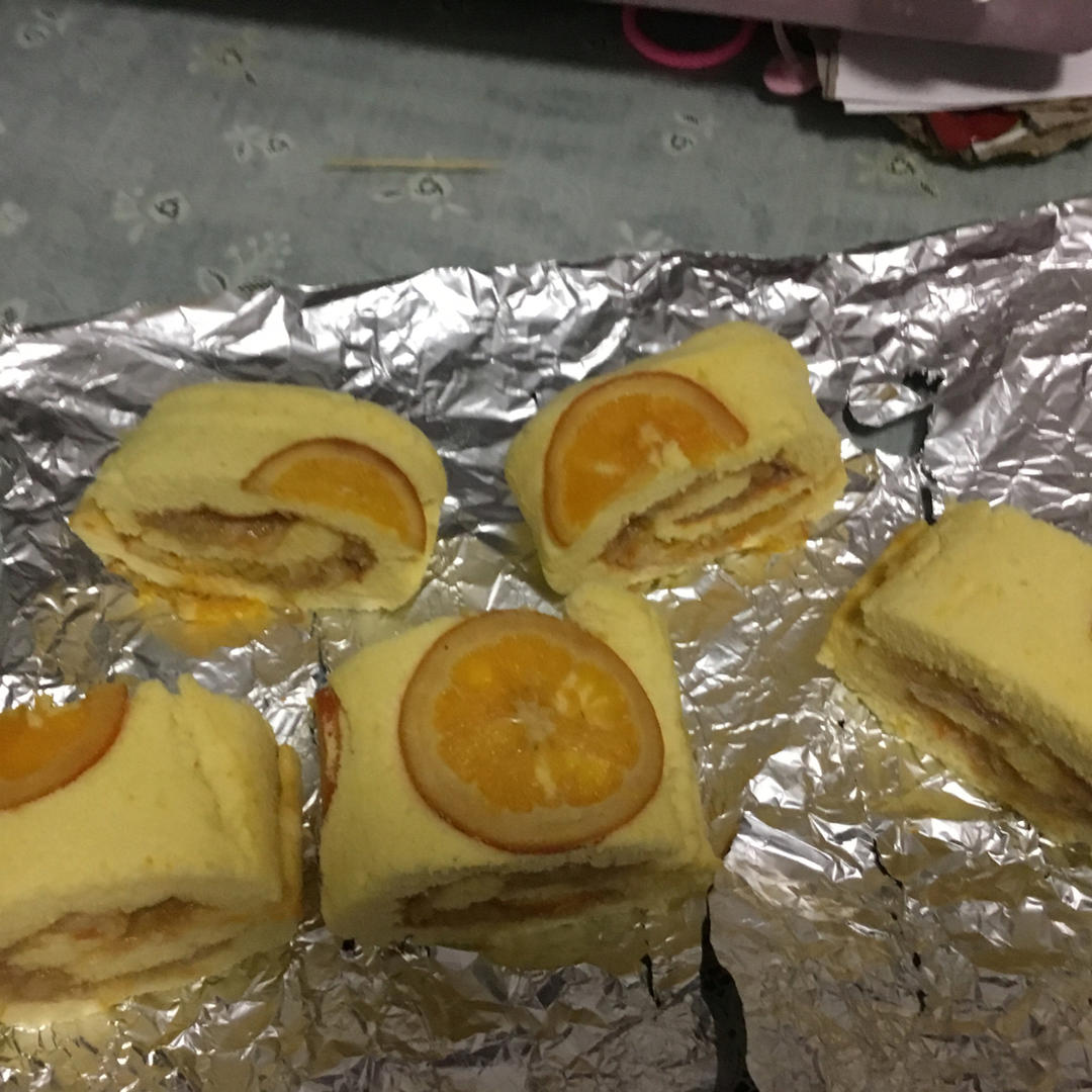 橙香蛋糕卷
