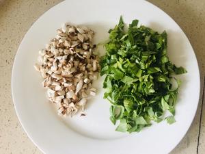 （宝宝辅食）香菇青菜瘦肉粥的做法 步骤3