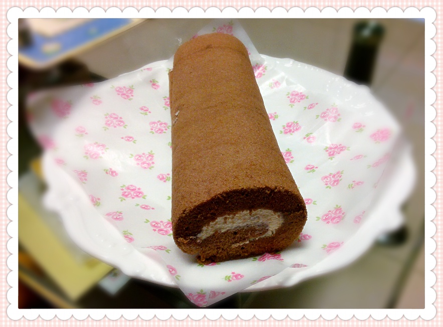 柔润巧克力戚风蛋糕卷