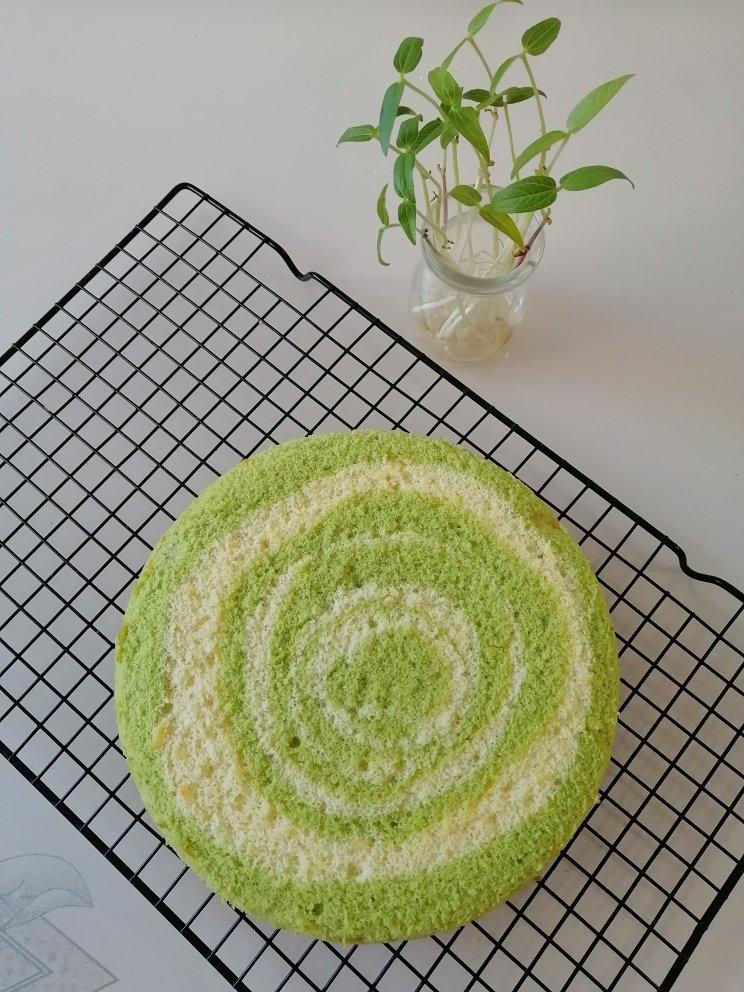菠菜戚风蛋糕——天然的绿，不塌陷不回缩
