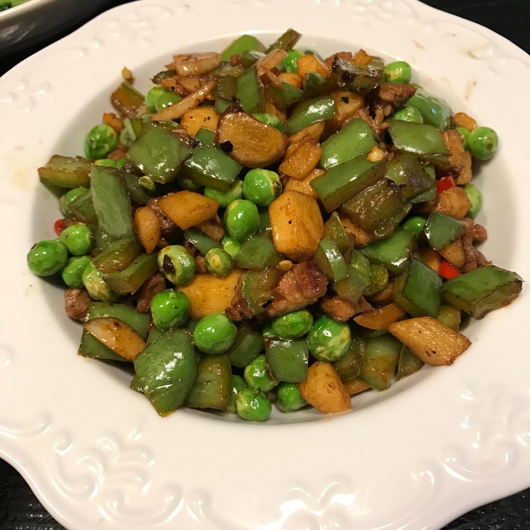 豌豆炒肉