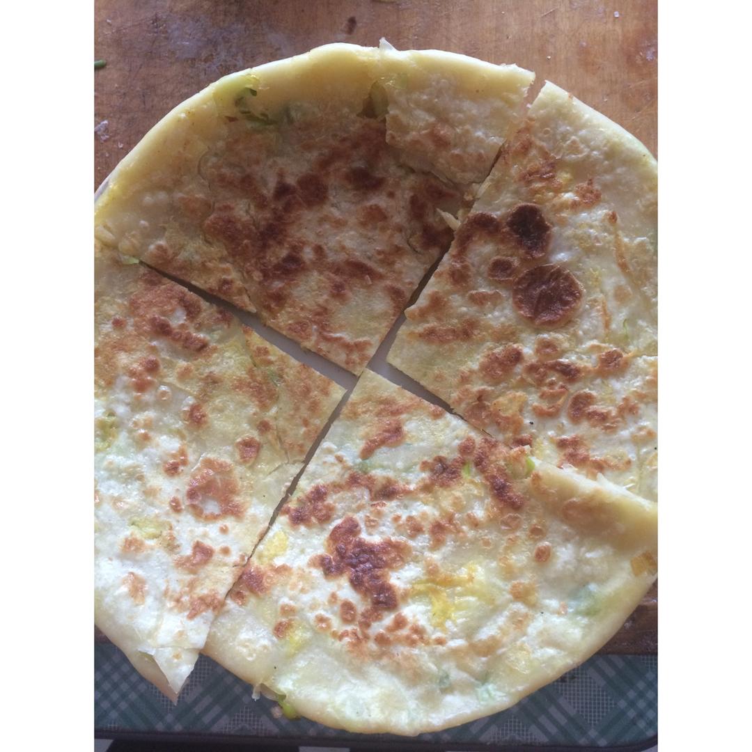 鸡蛋葱油饼                  （更新饼坯保存方法）