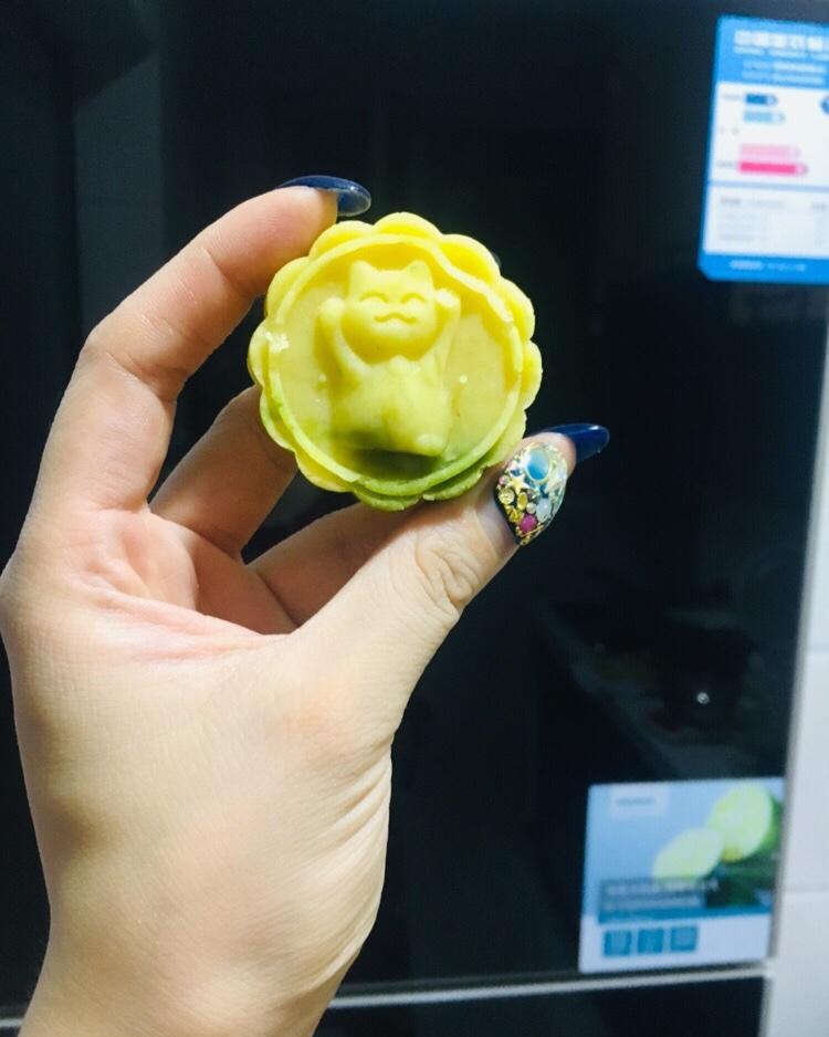 蔓越莓绿豆糕