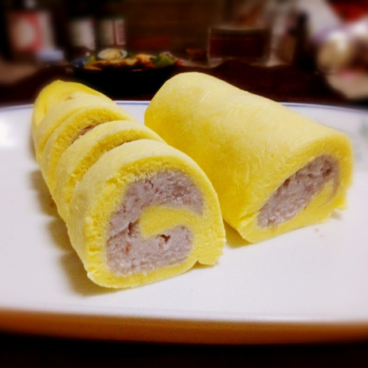 台湾芋泥蛋糕卷