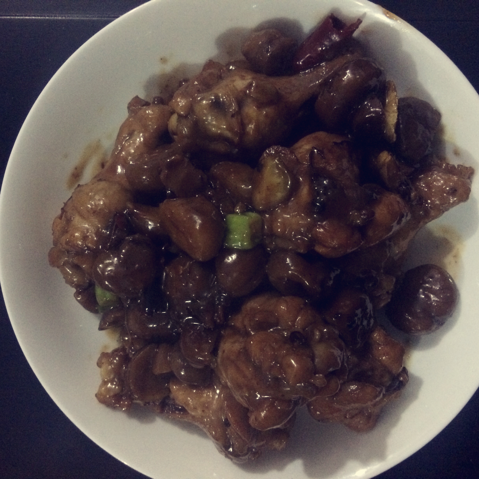 板栗烧鸡腿