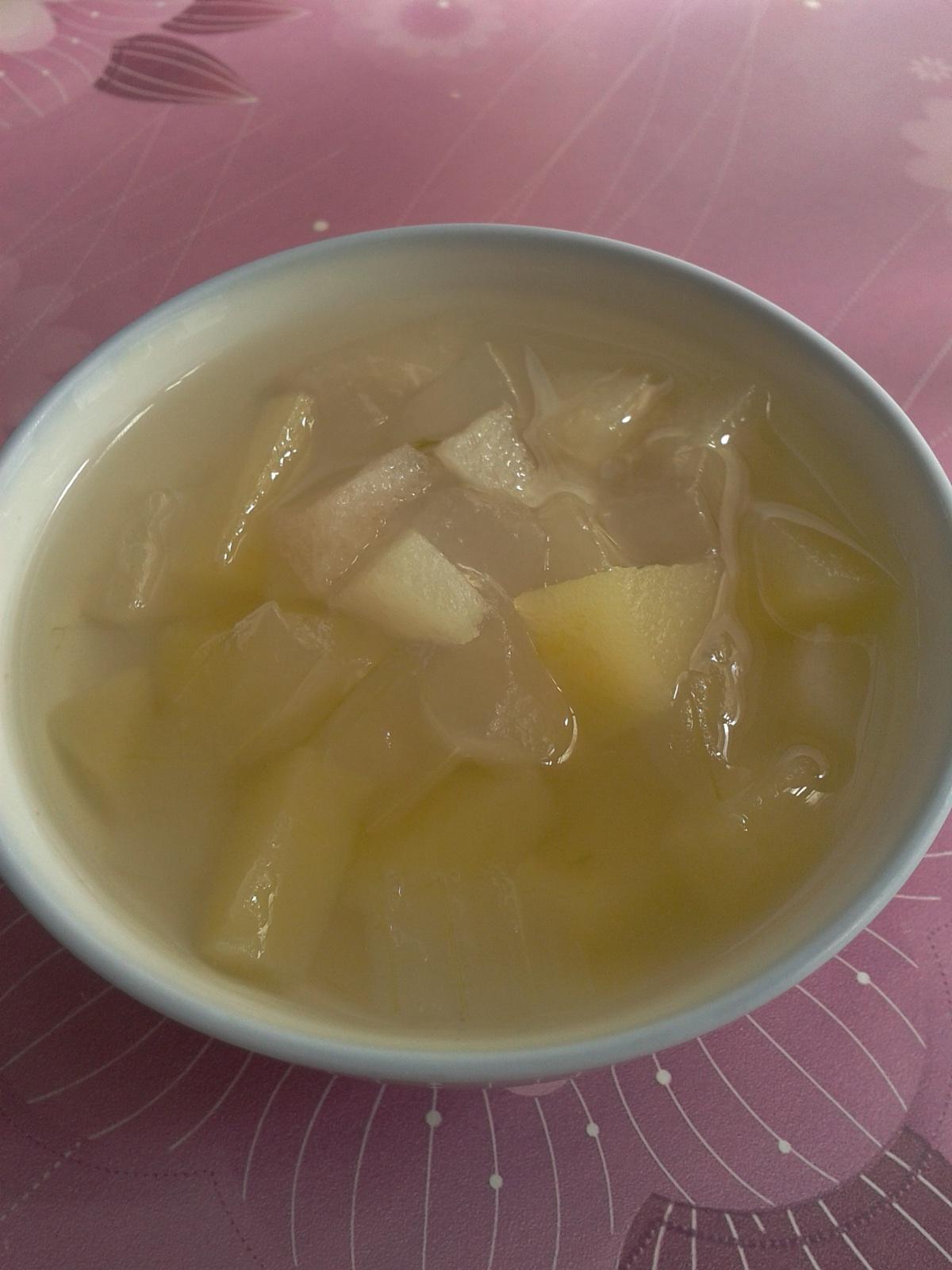 芦荟苹果雪梨糖水的做法