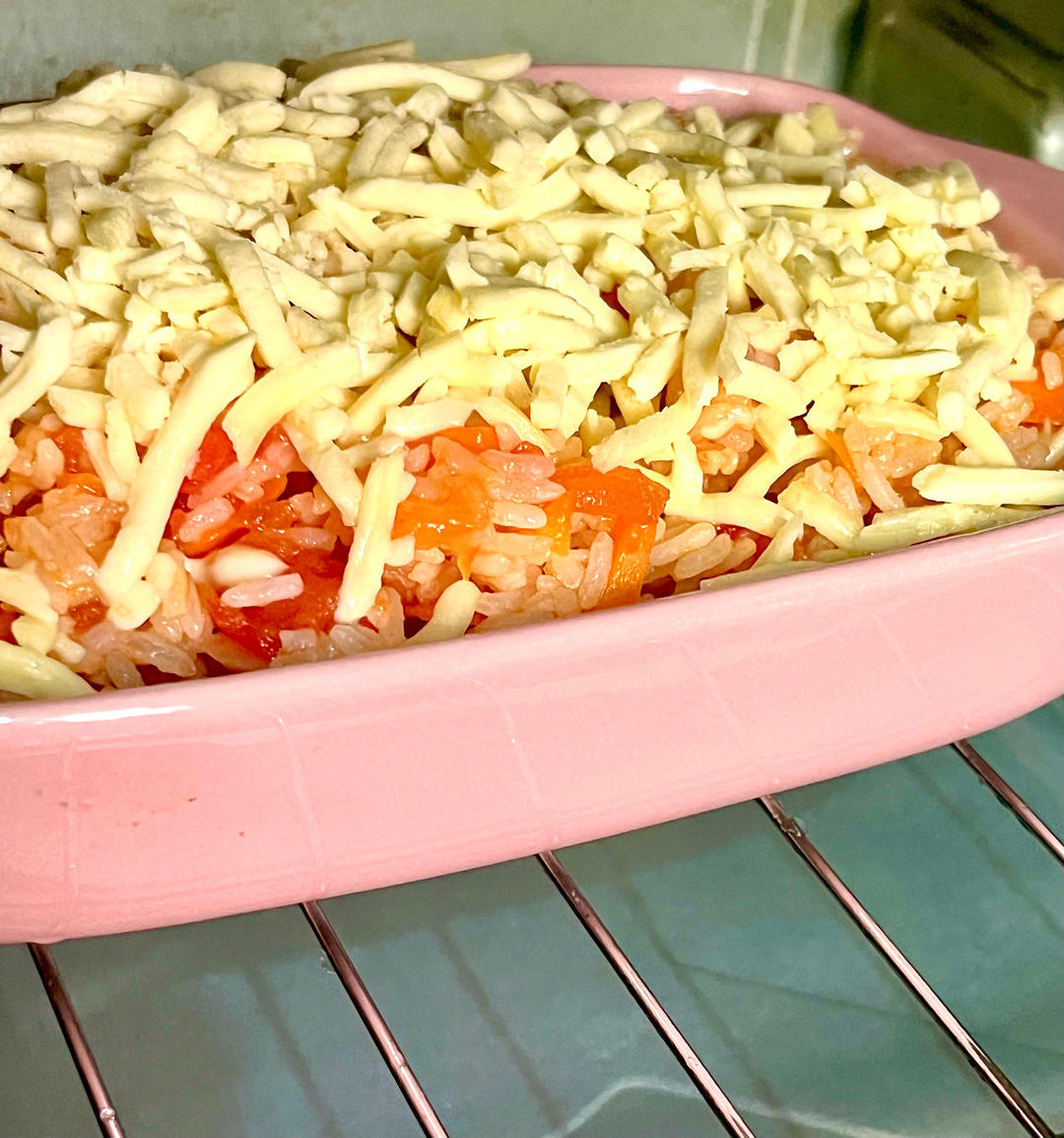 番茄肉酱芝士焗饭（超快手超好吃）