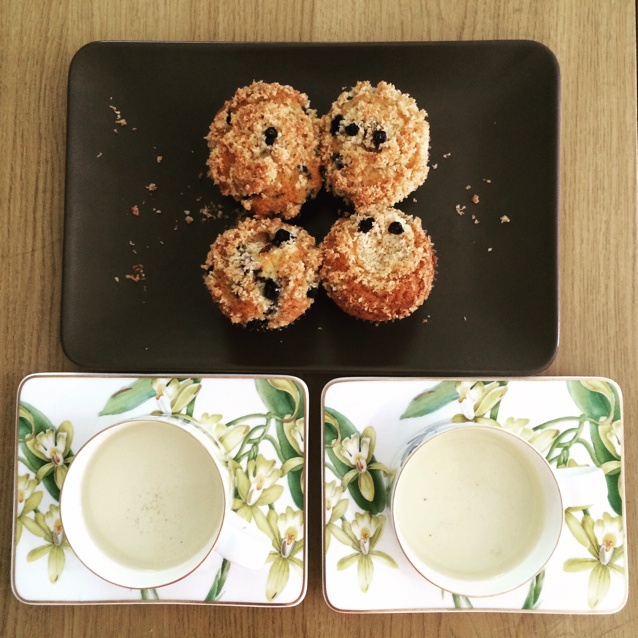 酥皮蓝莓蛋糕