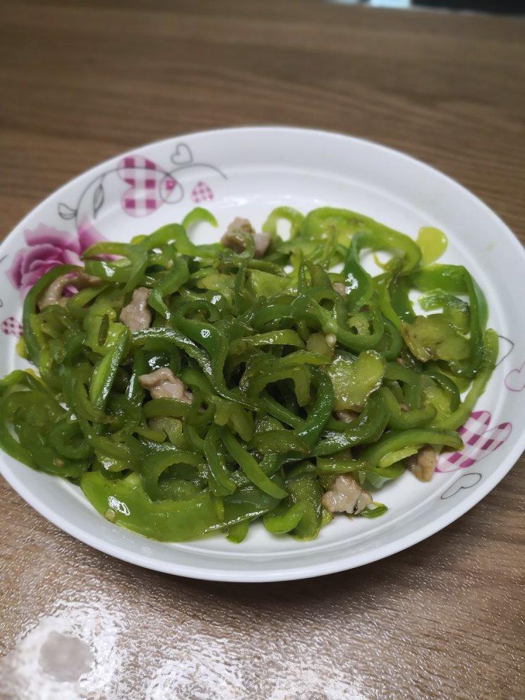 青椒炒肉丝