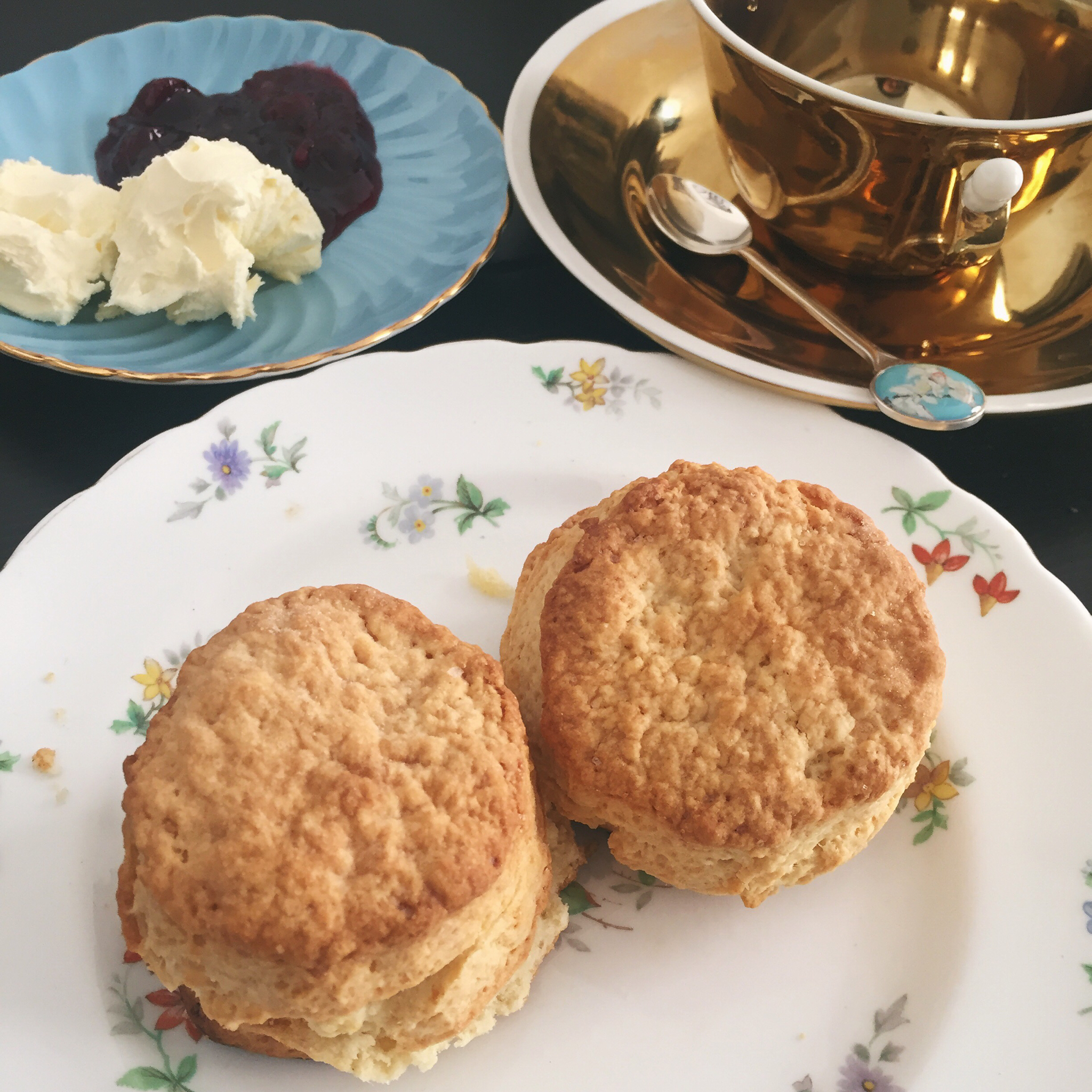handmade鲜奶油原味司康fresh cream plain scone