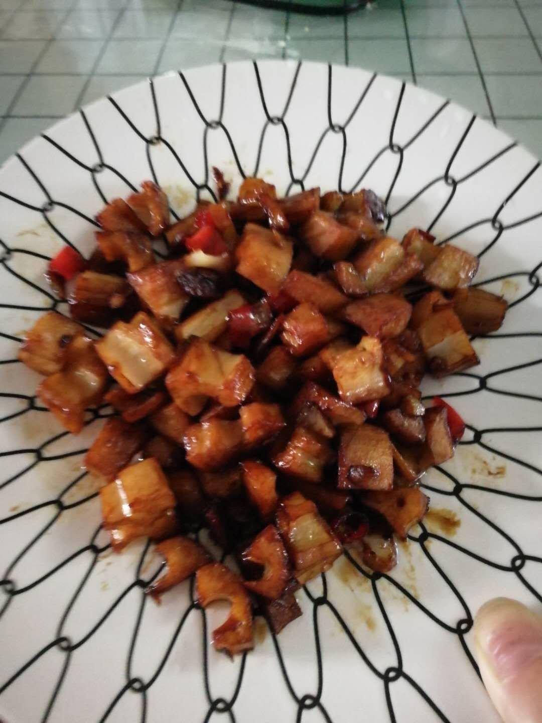 家常快手菜小炒藕丁真香