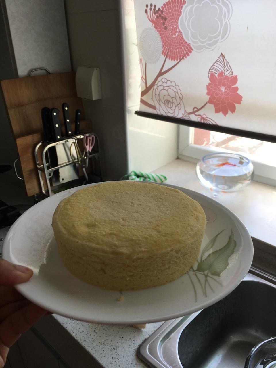 水嫩烫面蒸蛋糕