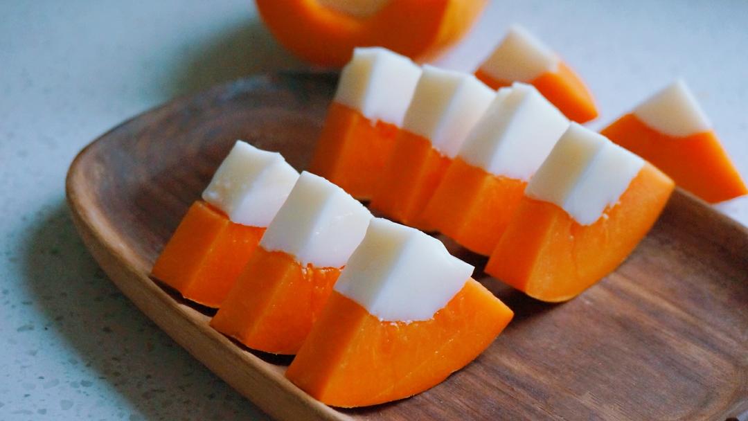 木瓜奶冻的做法