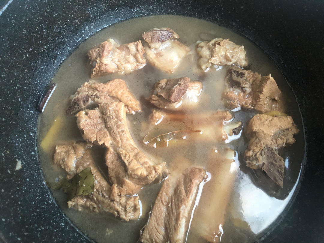 【大餐】红烧排骨（面）