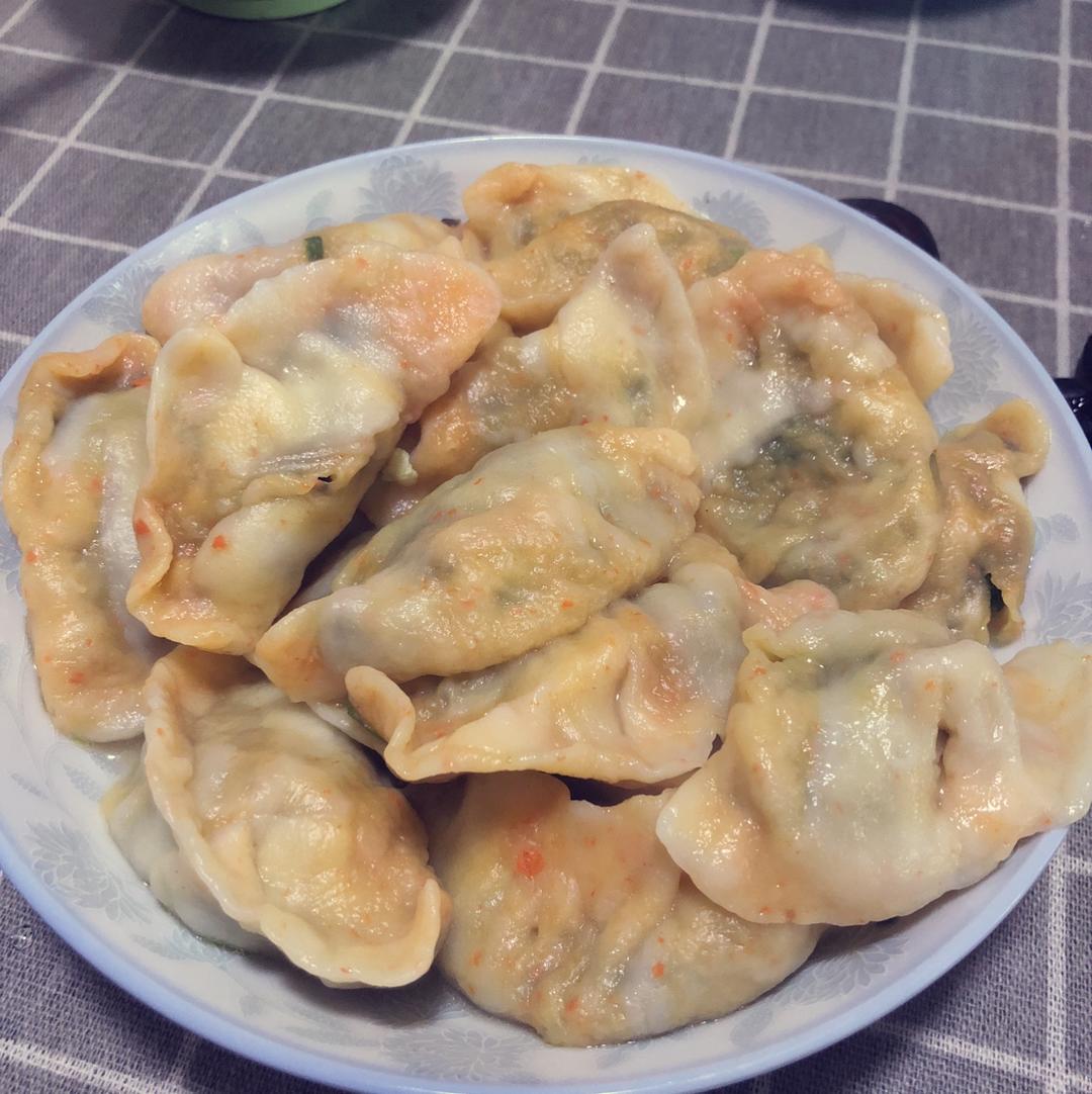 韭菜鸡蛋素水饺