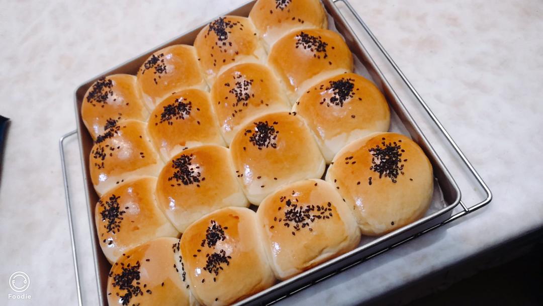 鲜奶油小餐包（一次发酵）