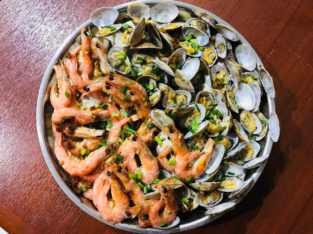 蒜香吮指海鲜大咖——松下NU-JK200W大蒸烤箱食谱