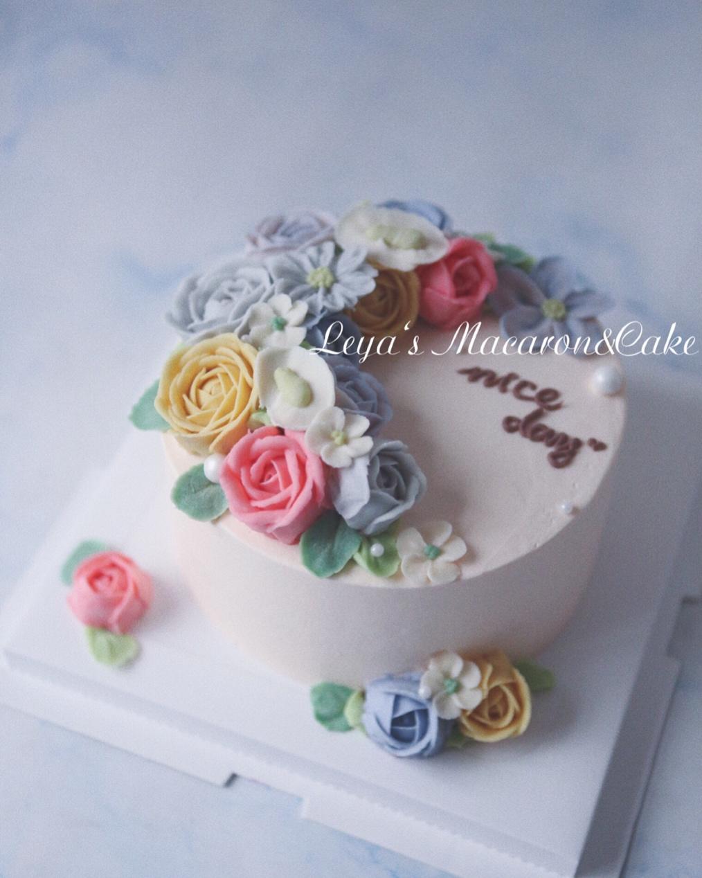 超级好用的不腻韩式裱花豆沙霜